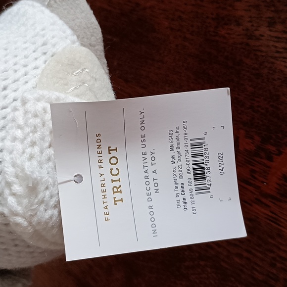 Wondershop 'Tricot' Holiday Winter Featherly Bird Friend Christmas c200 - Picture 3 of 3